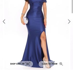 Navy Blue Gown